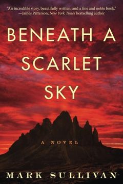 portada Beneath a Scarlet Sky: A Novel (en Inglés)