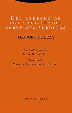 portada Del Derecho de los Magistrados Sobre sus Subditos (in Spanish)