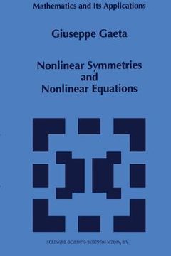 portada Nonlinear Symmetries and Nonlinear Equations (en Inglés)