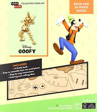 portada Incredibuilds: Disney: Goofy Book and 3d Wood Model (en Inglés)