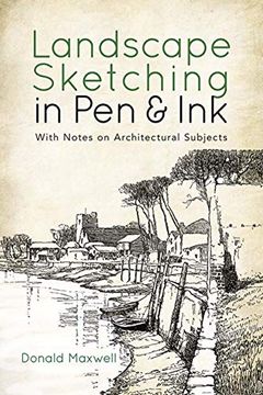 portada Landscape Sketching in pen and Ink: With Notes on Architectural Subjects (Dover art Instruction) 