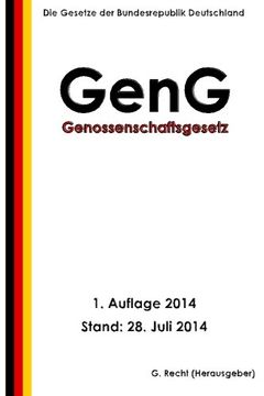 portada Genossenschaftsgesetz - GenG (German Edition)