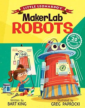 portada Little Leonardo's Makerlab Robots (in English)