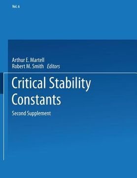 portada Critical Stability Constants: Second Supplement (in English)