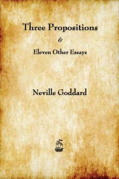 portada three propositions and eleven other essays (en Inglés)