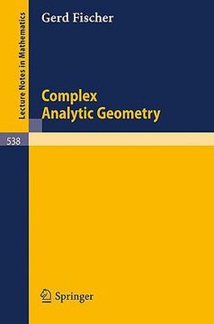 portada complex analytic geometry (en Inglés)