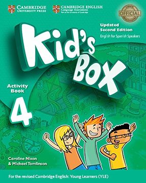portada Kid's Box Level 4 Activity Book with CD ROM and My Home Booklet Updated English for Spanish Speakers [With CDROM] (in English)