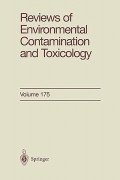 portada reviews of environmental contamination and toxicology 175 (en Inglés)