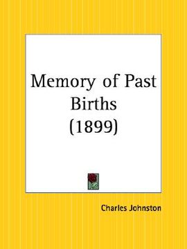 portada memory of past births (en Inglés)