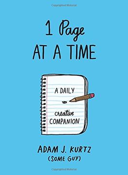 portada 1 Page at a Time (Blue): A Daily Creative Companion (in English)