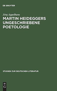 portada Martin Heideggers Ungeschriebene Poetologie 