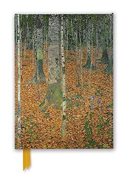 portada Gustav Klimt: The Birch Wood (Foiled Journal) (Flame Tree Nots) (en Inglés)