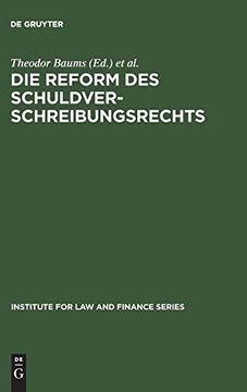 portada Die Reform des Schuldverschreibungsrechts (en Alemán)