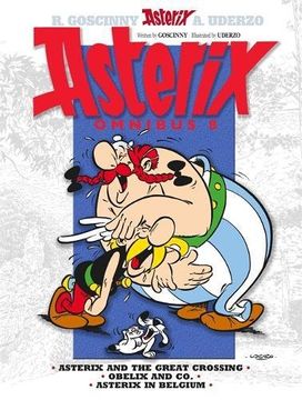 portada Asterix Omnibus 8: Includes Asterix and the Great Crossing #22, Obelix and Co. #23, and Asterix in Belgium #24