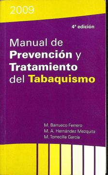 portada Manual de Prevención y Tratamiento del Tabaquismo.