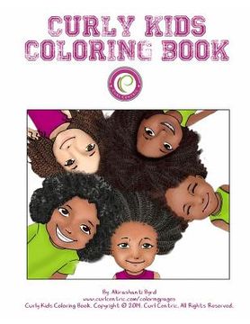 portada Curly Kids Coloring Book (in English)