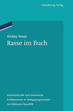 portada Rasse im Buch (en Alemán)