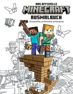 portada Das Offizielle Minecraft Ausmalbuch (en Alemán)