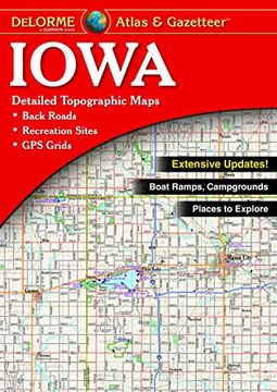 portada Delorme Atlas & Gazetteer: Iowa (en Inglés)