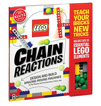 portada Lego Chain Reactions: Design and Build Amazing Moving Machines (en Inglés)