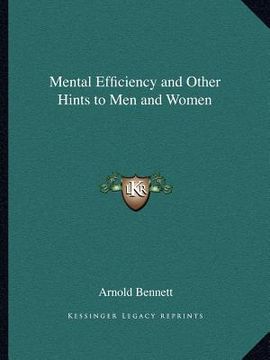 portada mental efficiency and other hints to men and women (en Inglés)