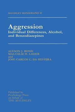 portada Aggression: Individual Differences, Alcohol and Benzodiazepines (en Inglés)