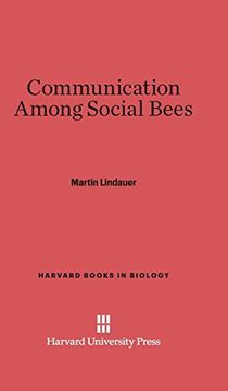 portada Communication Among Social Bees (Harvard Books in Biology) (en Inglés)