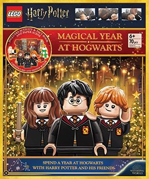portada Lego(R) Harry Potter(Tm) Magical Year at Hogwarts: Christmas Activity Book With fun Facts, Play Scene, Basic Brick Kit, and 3 Lego(R) Minifigures to Inspire Imagination and Creativity! (en Inglés)