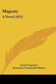 portada majesty: a novel (1921) (en Inglés)