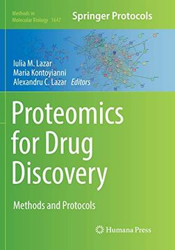 portada Proteomics for Drug Discovery: Methods and Protocols (en Inglés)