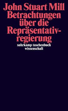 portada Betrachtungen Über die Repräsentativregierung (in German)