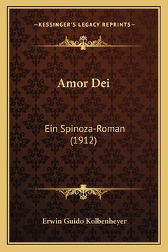 portada Amor Dei: Ein Spinoza-Roman (1912) (in German)