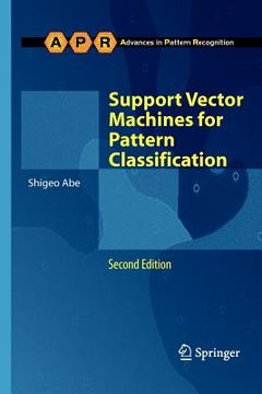 portada support vector machines for pattern classification (en Inglés)