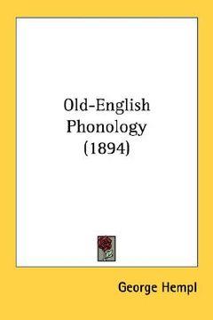 portada old-english phonology (1894) (en Inglés)