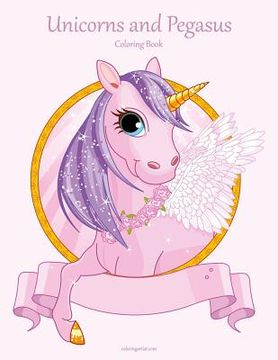 portada Unicorns and Pegasus Coloring Book 1 (en Inglés)