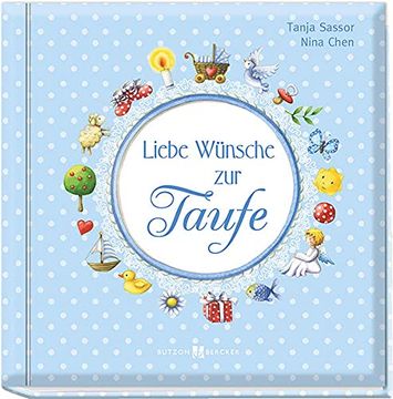 portada Liebe Wünsche zur Taufe (Blau) (en Alemán)