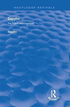portada Revival: Sappho - Poems and Fragments (1926) (Routledge Revivals) (en Inglés)