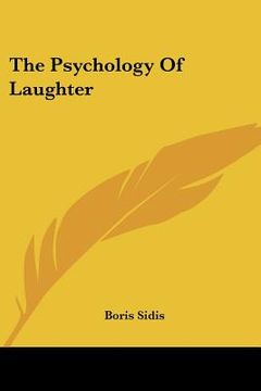 portada the psychology of laughter (en Inglés)
