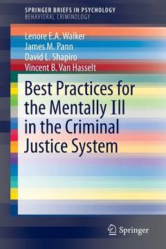 portada Best Practices for the Mentally Ill in the Criminal Justice System (in English)