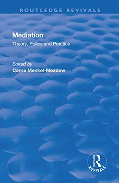 portada Mediation: Theory, Policy and Practice (en Inglés)
