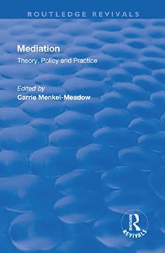 portada Mediation: Theory, Policy and Practice (in English)