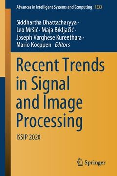 portada Recent Trends in Signal and Image Processing: Issip 2020 (en Inglés)
