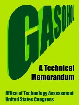 portada gasohol: a technical memorandum