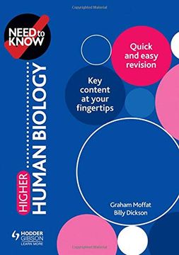 portada Need to Know: Higher Human Biology (in English)