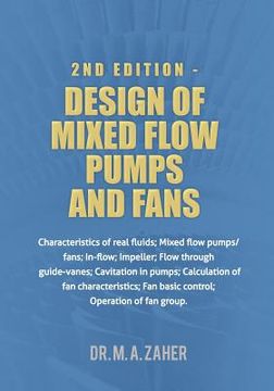 portada 2nd edition - design of mixed-flow pumps and fans (en Inglés)