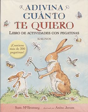 portada Adivina Cuánto te Quiero Libro de Actividades con Pegatinas (in Spanish)