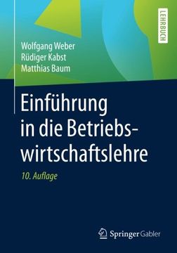 portada Einführung in die Betriebswirtschaftslehre (in German)