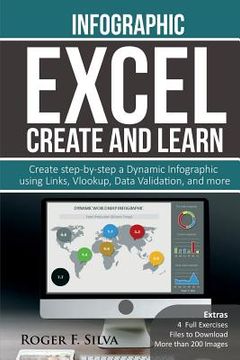 portada Excel Create and Learn - Infographic: Create Step-By-Step a Dynamic Infographic Dashboard. More Than 200 Images And, 4 Exercises