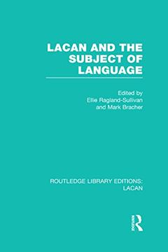portada Lacan and the Subject of Language (Rle: Lacan) (en Inglés)