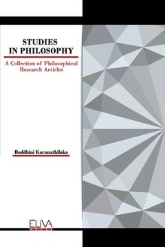 portada Studies in Philosophy: A Collection of Philosophical Research Articles (en Inglés)